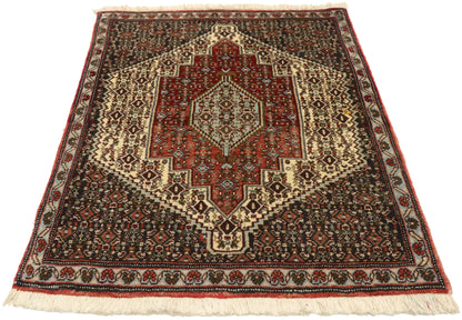 2 x 3 Vintage Persian Sanadaj Rug 75011