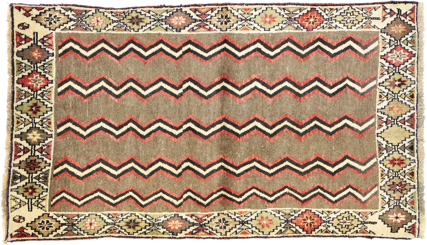 3 x 6 Vintage Persian Shiraz Rug 75039