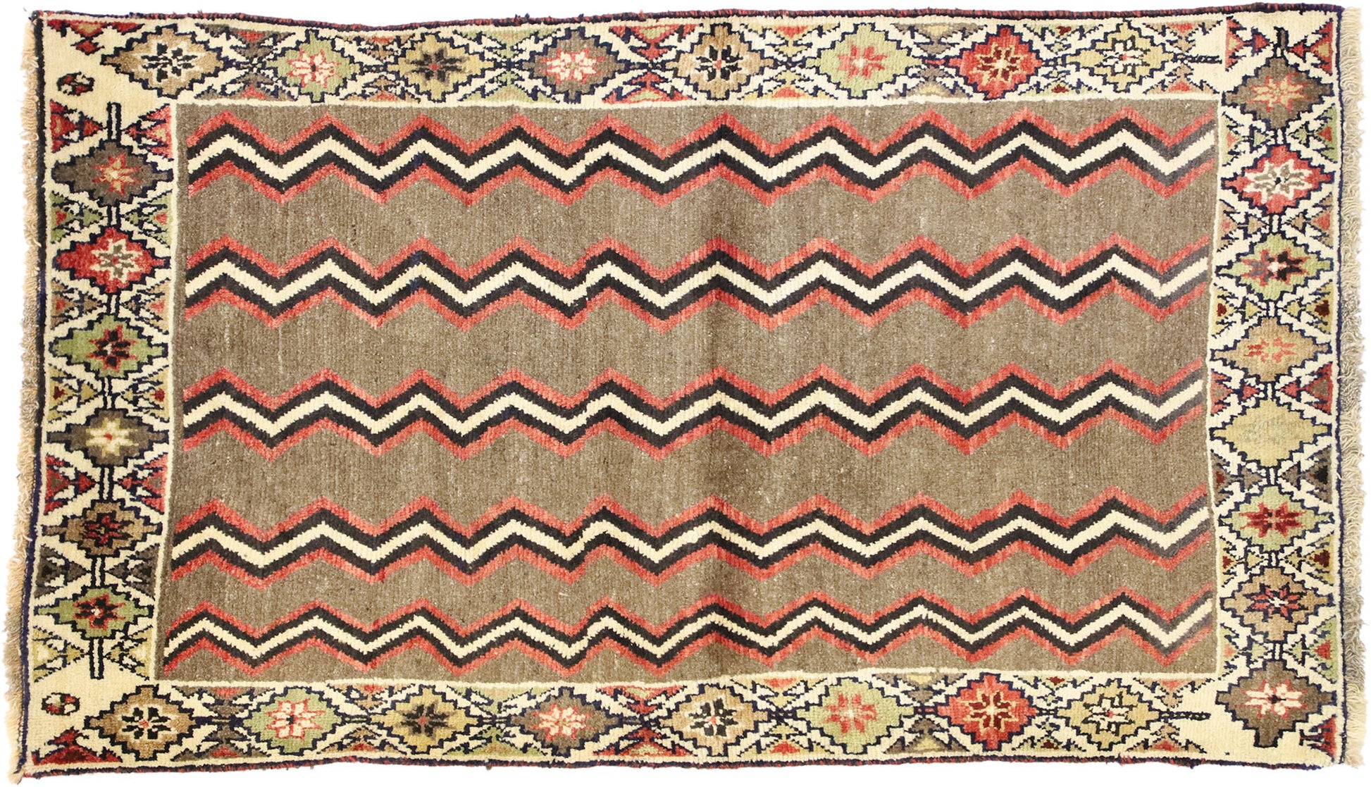 3 x 6 Vintage Persian Shiraz Rug 75039