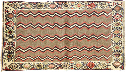 3 x 6 Vintage Persian Shiraz Rug 75039