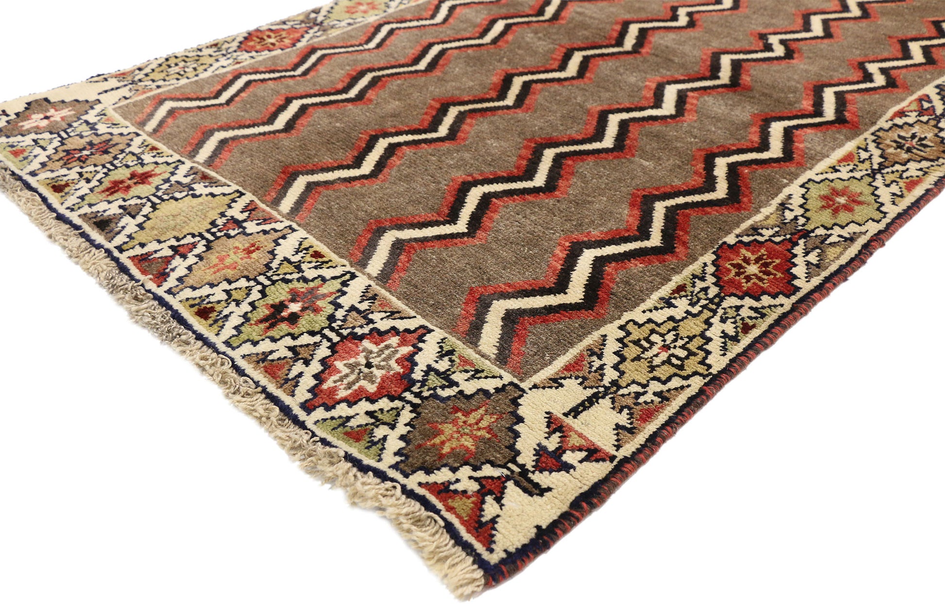 3 x 6 Vintage Persian Shiraz Rug 75039
