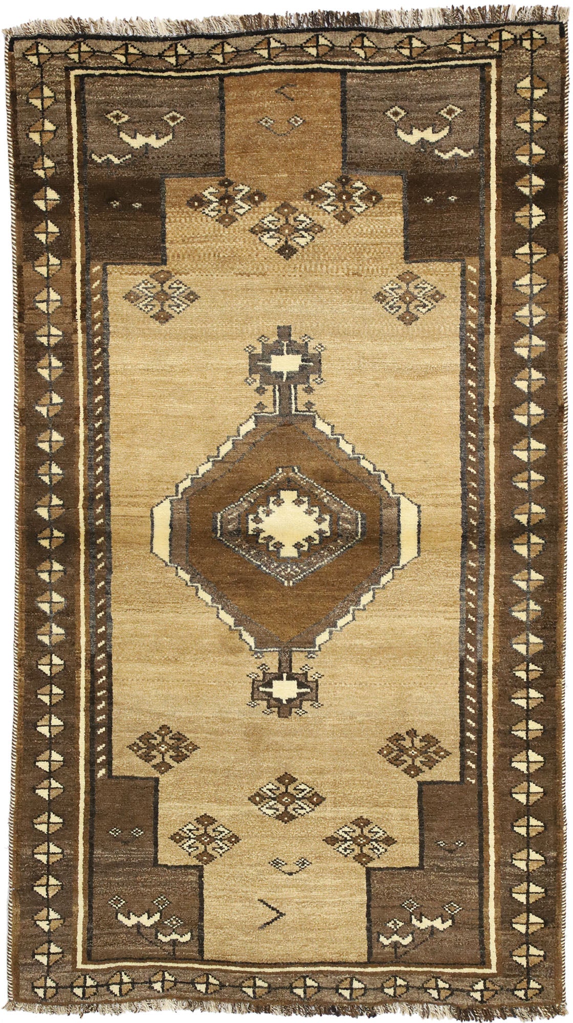 4 x 6 Vintage Persian Shiraz Rug 75058
