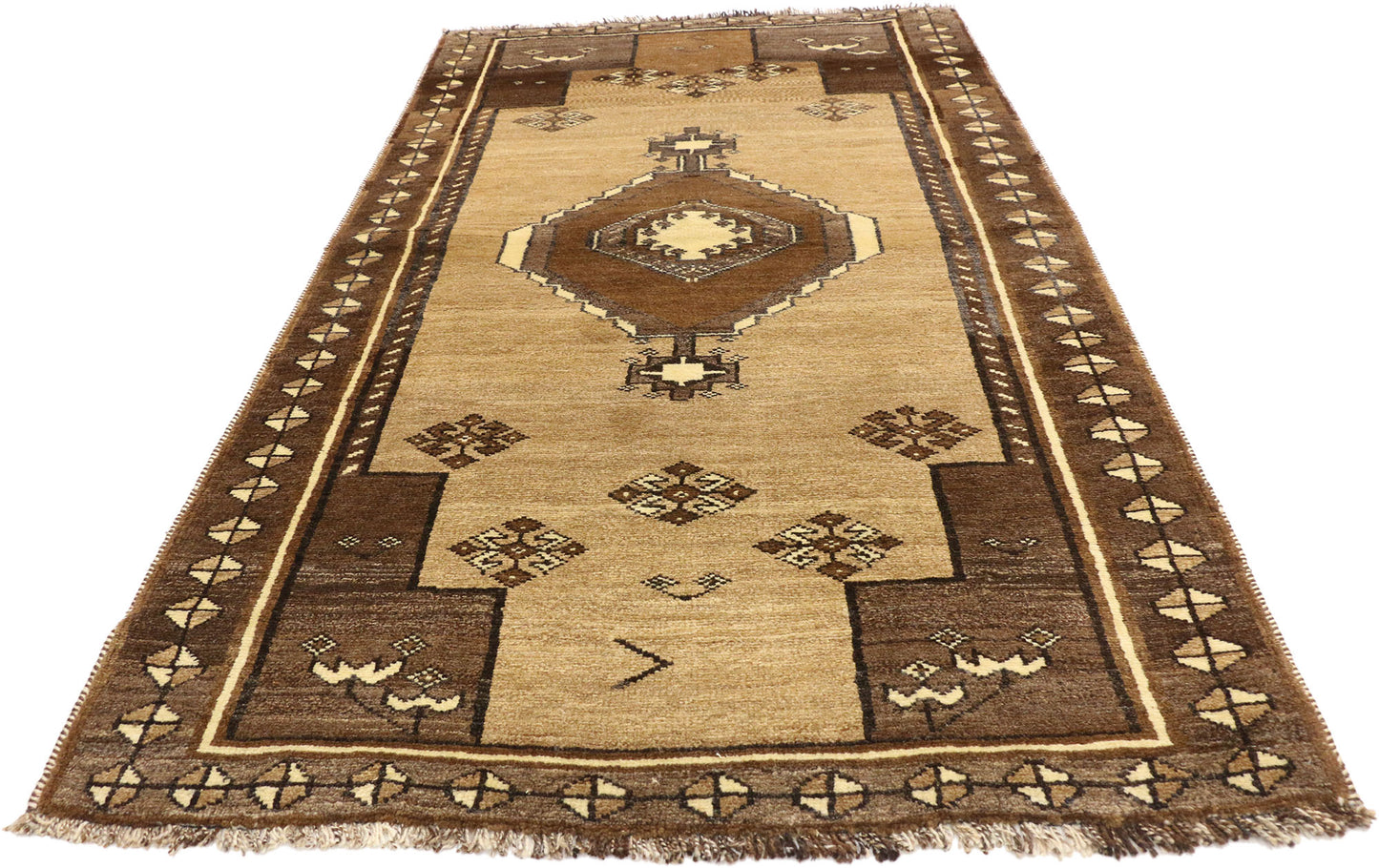 4 x 6 Vintage Persian Shiraz Rug 75058
