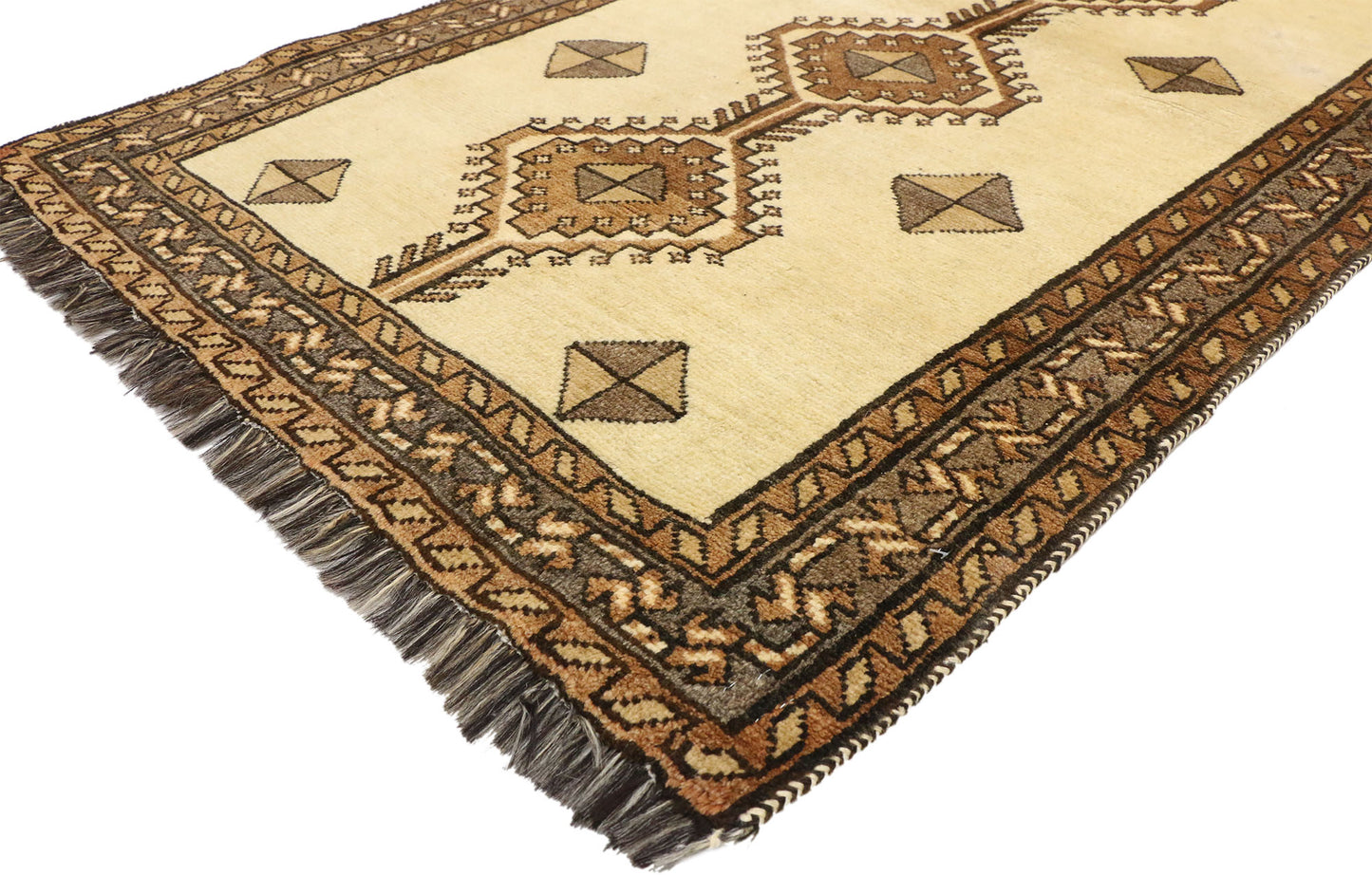 3 x 7 Vintage Persian Shiraz Rug 75062