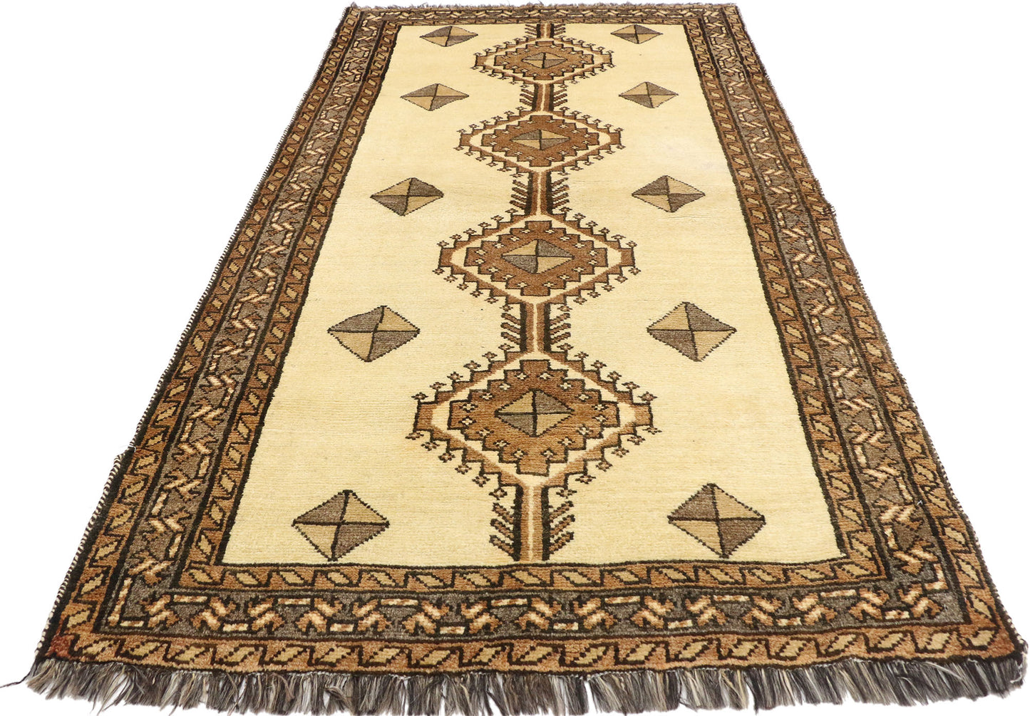 3 x 7 Vintage Persian Shiraz Rug 75062