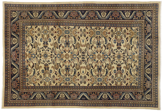 7 x 10 Vintage Persian Mahal Rug 75083