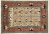 7 x 10 Vintage Persian Mahal Rug 75092