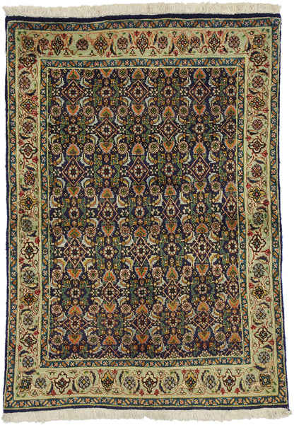 3 x 4 Vintage Persian Tabriz Rug 75101