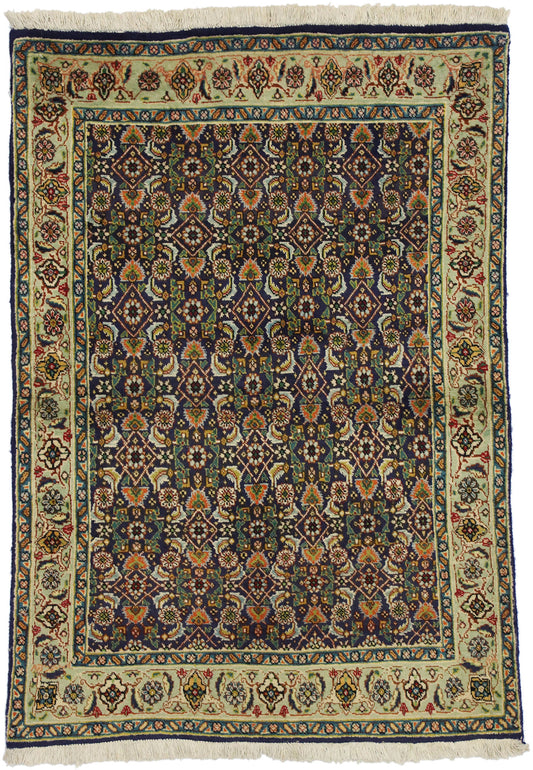 3 x 4 Vintage Persian Tabriz Rug 75101