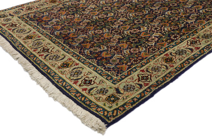 3 x 4 Vintage Persian Tabriz Rug 75101