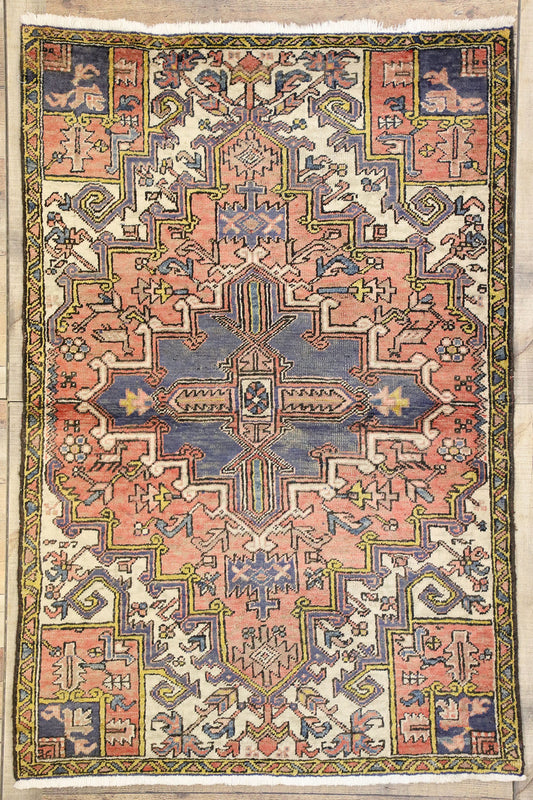 4 x 6 Vintage Persian Heriz Rug 75110