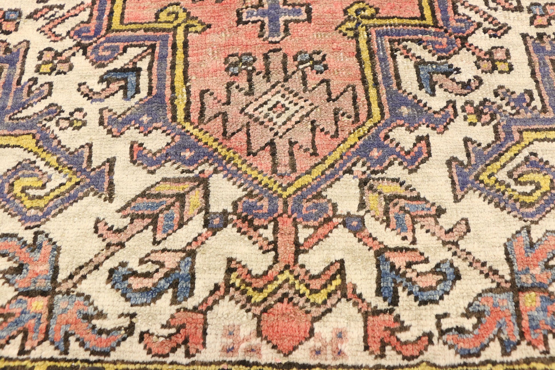 4 x 6 Vintage Persian Heriz Rug 75110