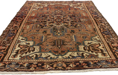 5 x 7 Vintage Persian Heriz Rug 75116