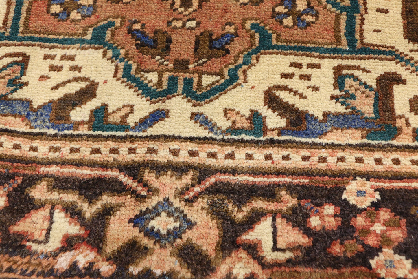 5 x 7 Vintage Persian Heriz Rug 75116