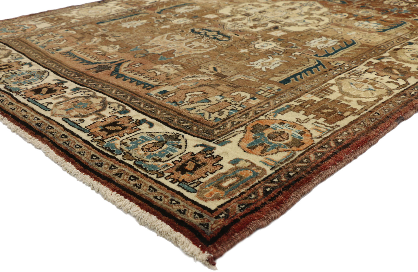 5 x 6 Vintage Persian Heriz Rug 75126