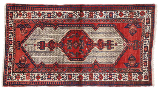 3 x 6 Vintage Persian Heriz Rug 75130