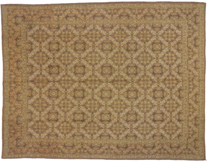 10 x 13 Vintage Persian Mashhad Rug 75138