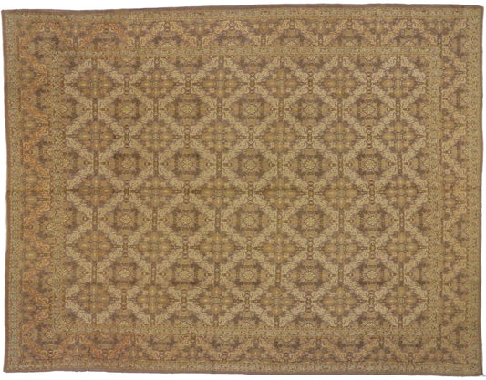 10 x 13 Vintage Persian Mashhad Rug 75138
