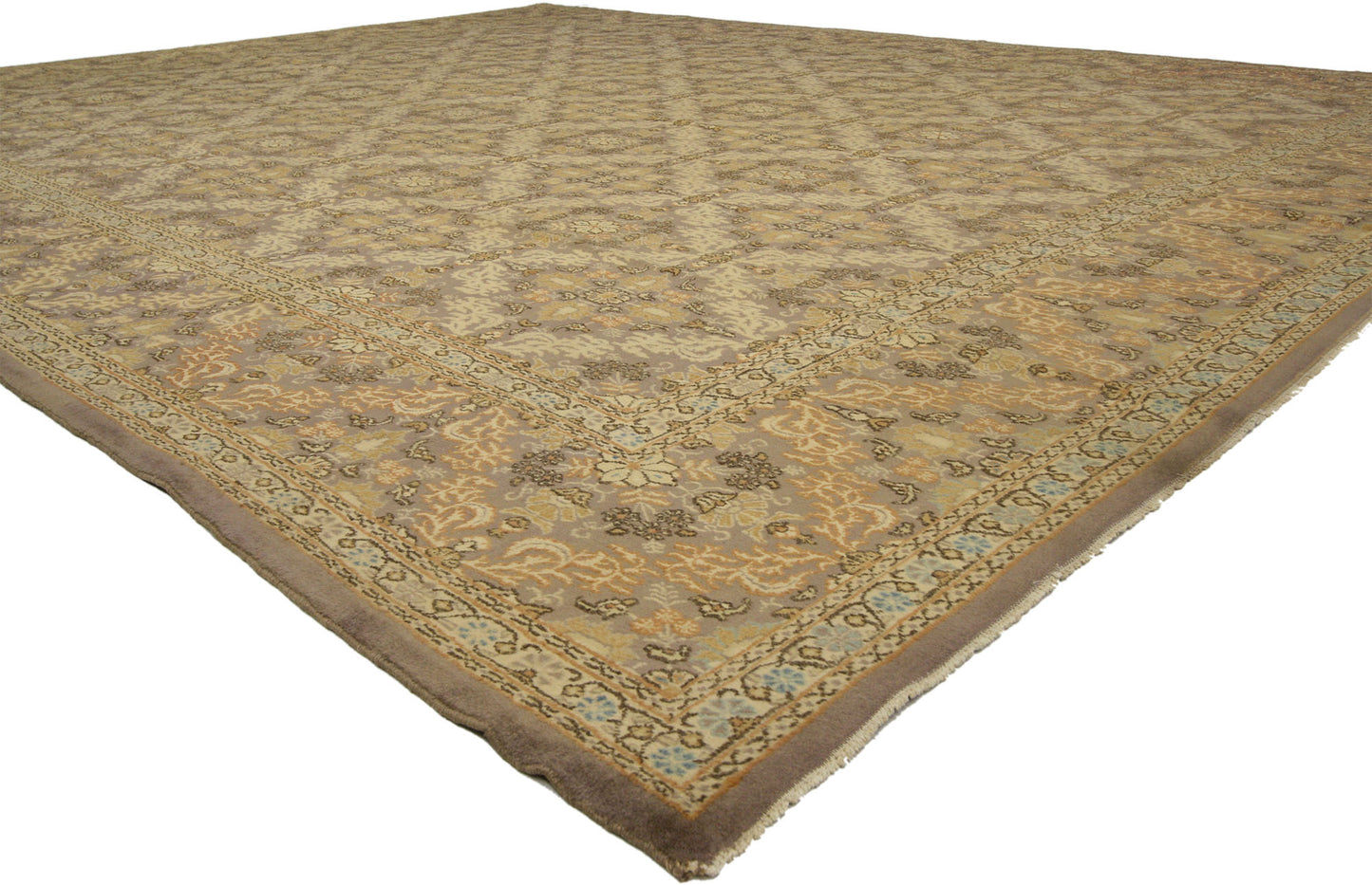 10 x 13 Vintage Persian Mashhad Rug 75138