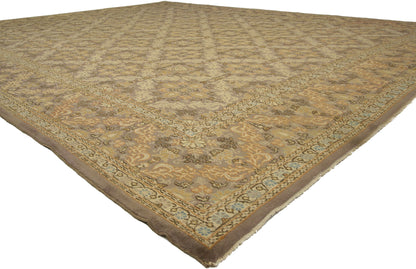 10 x 13 Vintage Persian Mashhad Rug 75138