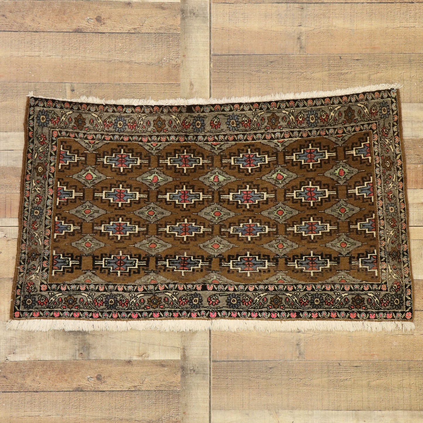 2 x 4 Vintage Persian Khorassan Rug 75150