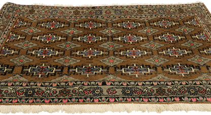 2 x 4 Vintage Persian Khorassan Rug 75150