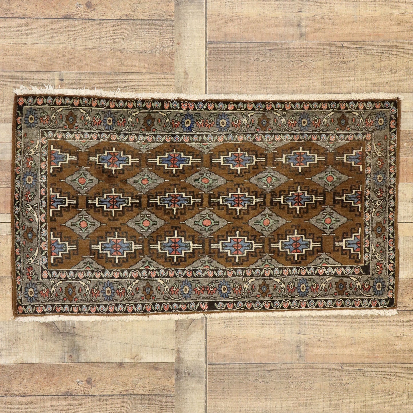 2 x 4 Vintage Persian Khorassan Rug 75151