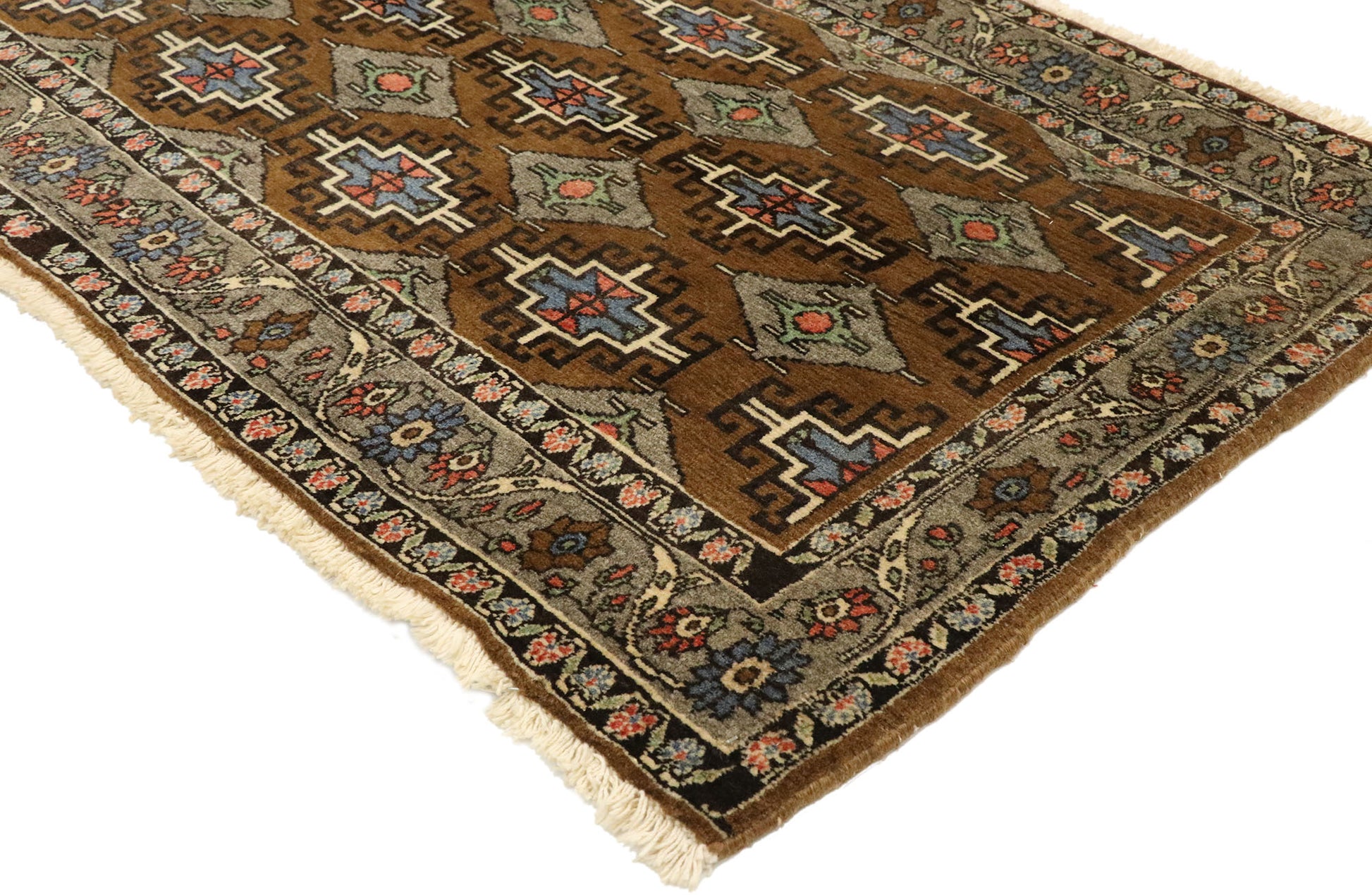 2 x 4 Vintage Persian Khorassan Rug 75151