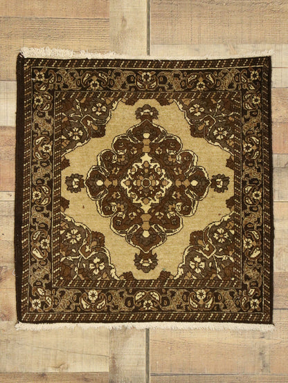 2 x 2 Vintage Persian Khorassan Rug 75162