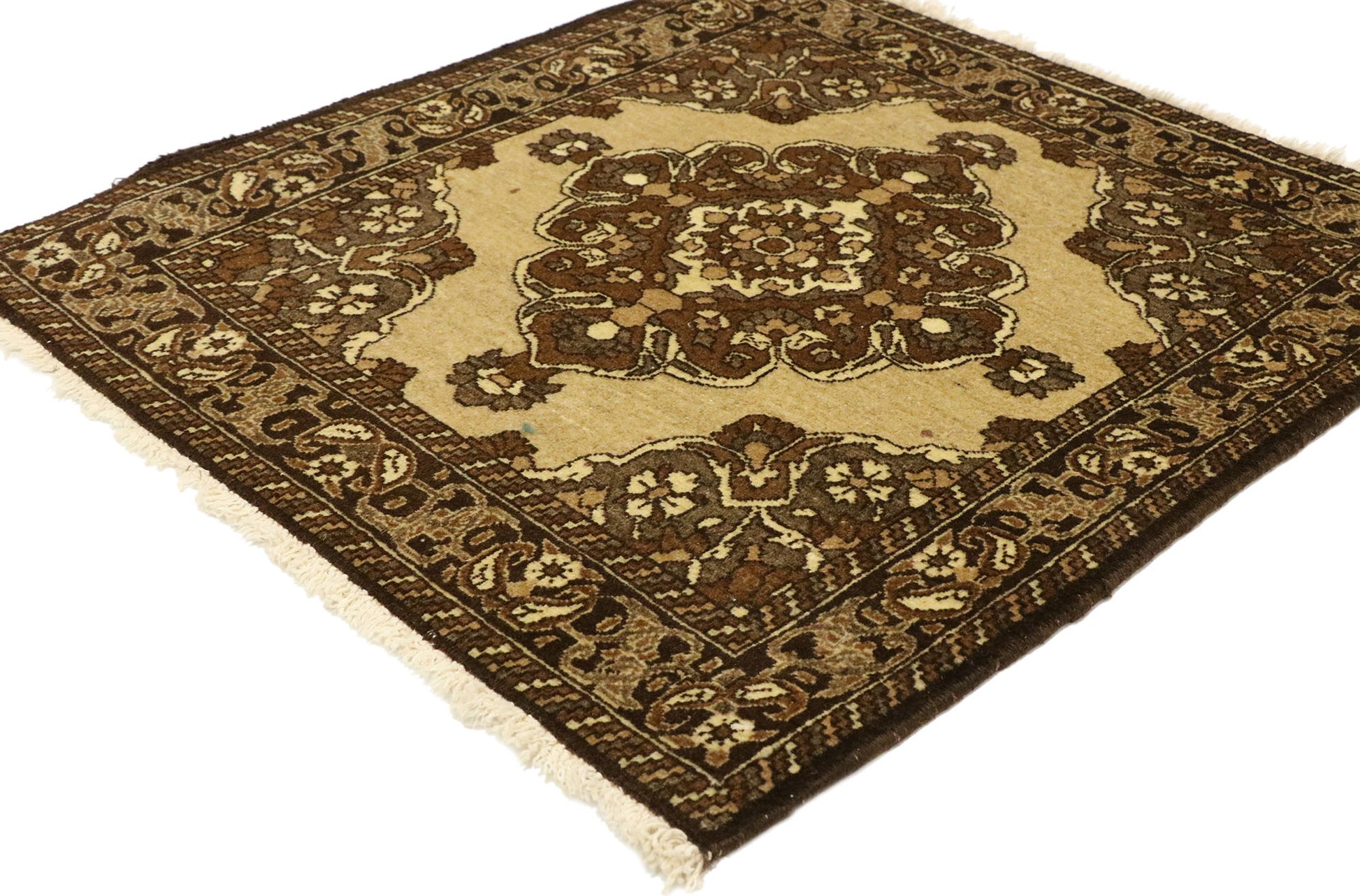2 x 2 Vintage Persian Khorassan Rug 75162