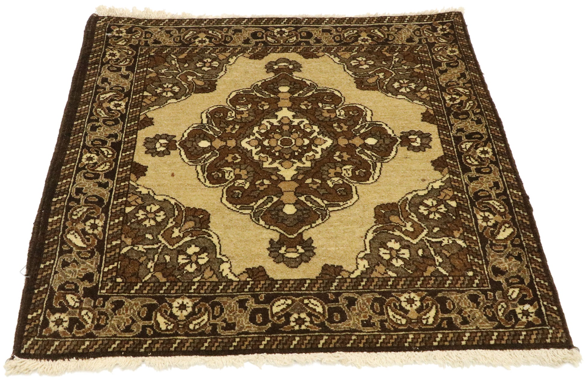 2 x 2 Vintage Persian Khorassan Rug 75162