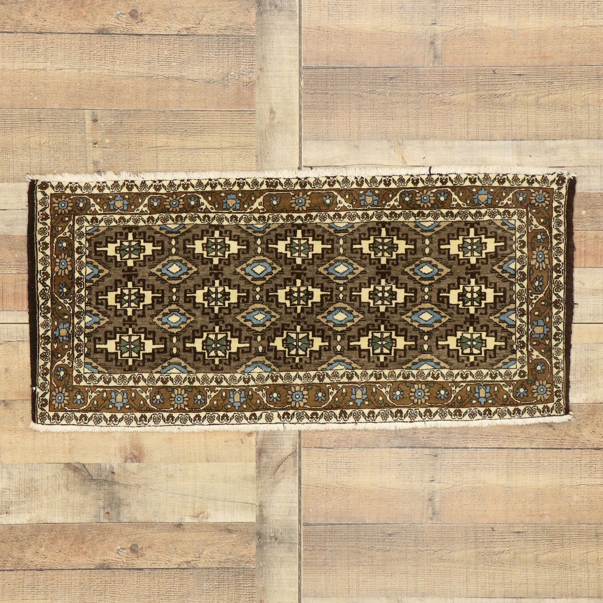 2 x 4 Vintage Persian Mashhad Rug 75165