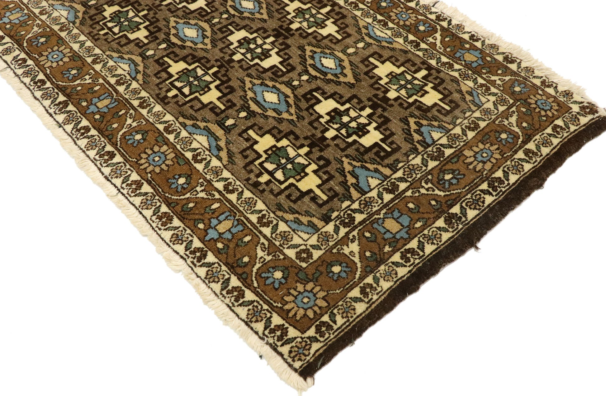 2 x 4 Vintage Persian Mashhad Rug 75165