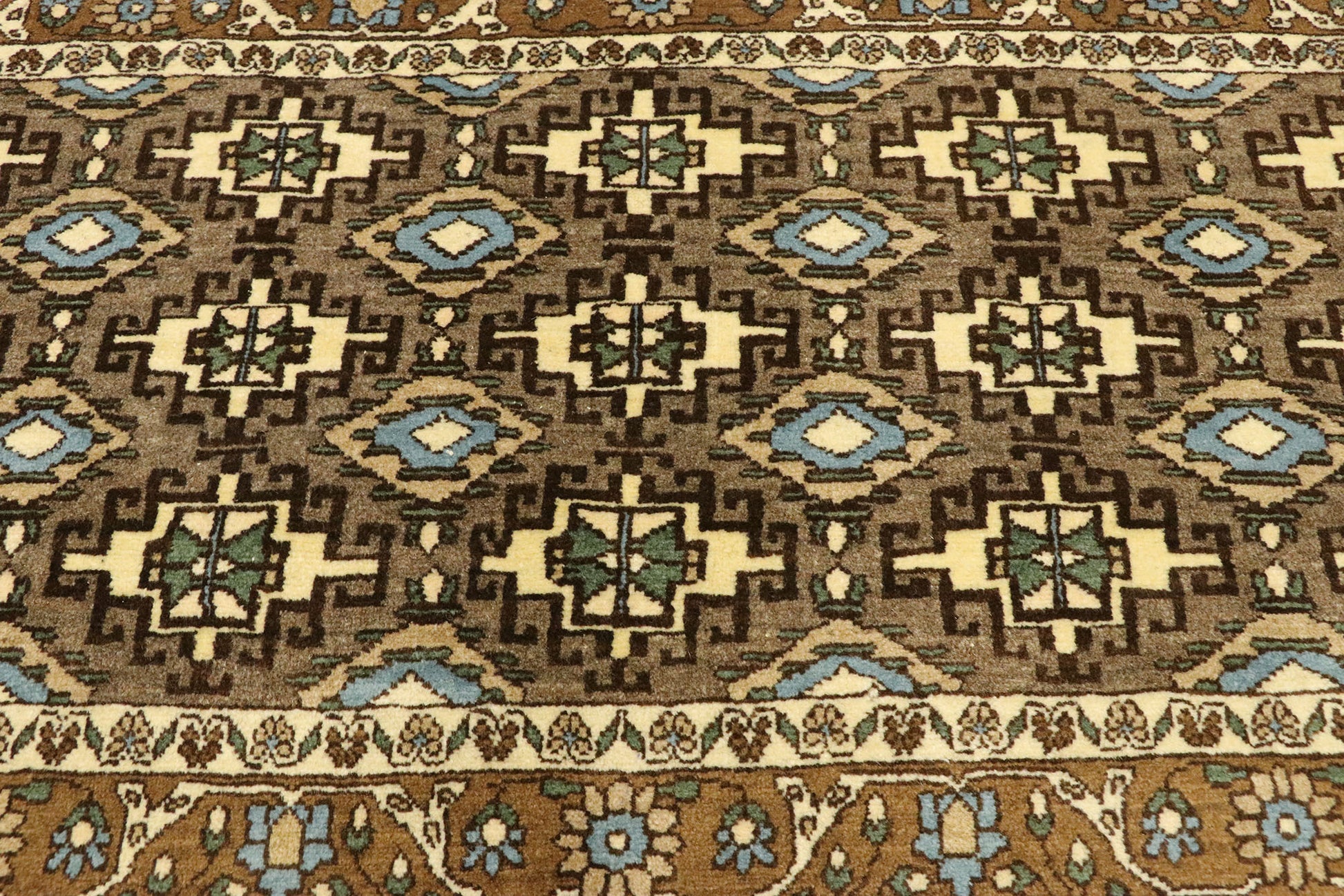 2 x 4 Vintage Persian Mashhad Rug 75165