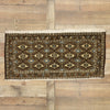 1 x 4 Vintage Persian Mashhad Rug 75166