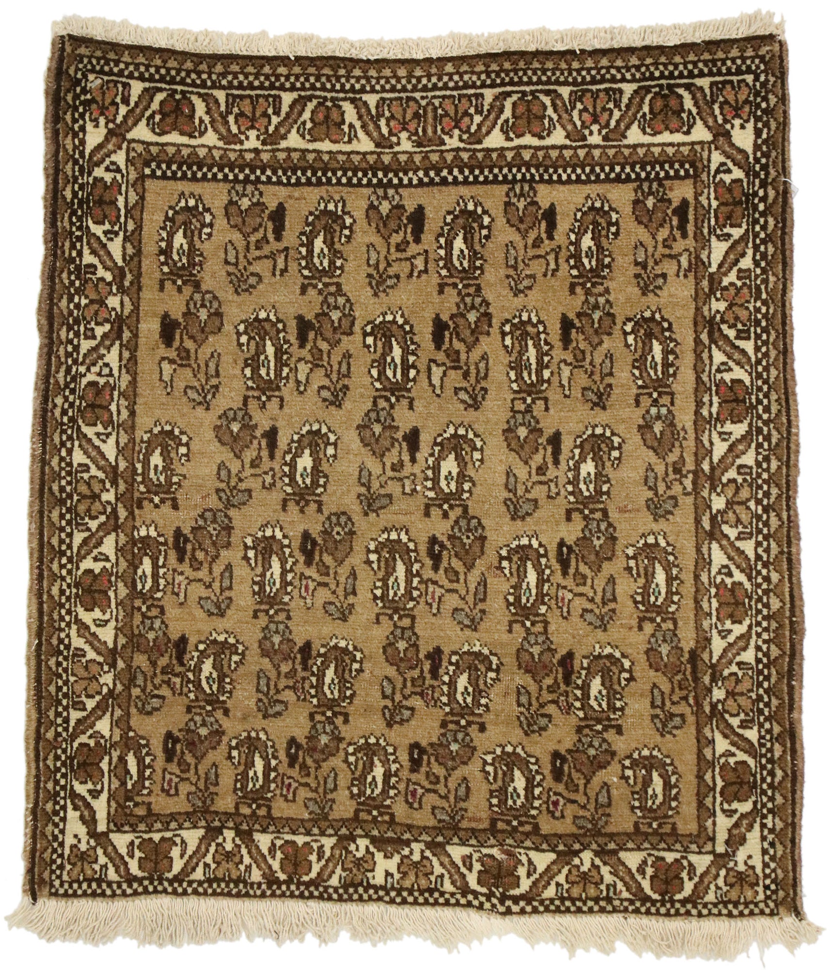 2 x 2 Vintage Persian Mashhad Rug 75167