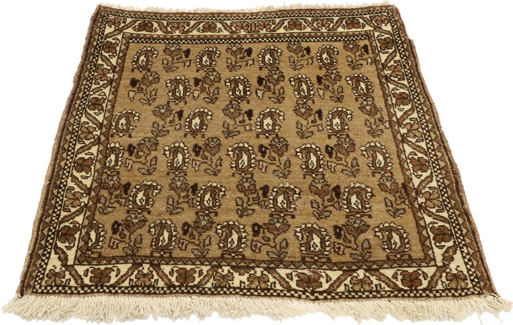 2 x 2 Vintage Persian Mashhad Rug 75167