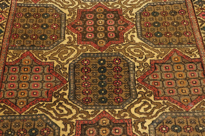 3 x 4 Vintage Persian Mashhad Rug 75172