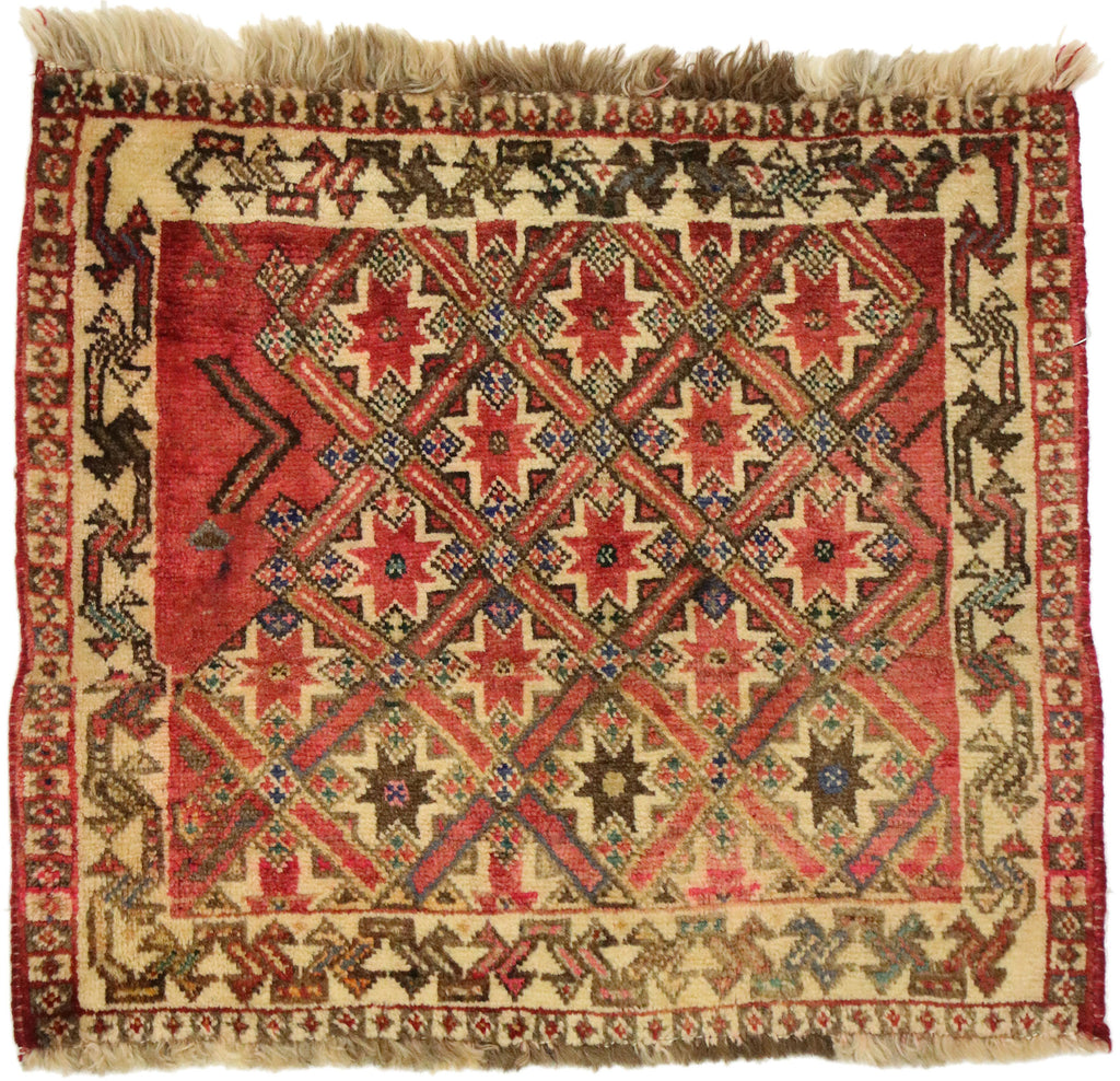 2 x 2 Vintage Persian Mashhad Rug 75174