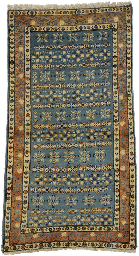 3 x 5 Antique Persian Mashhad Rug 75177