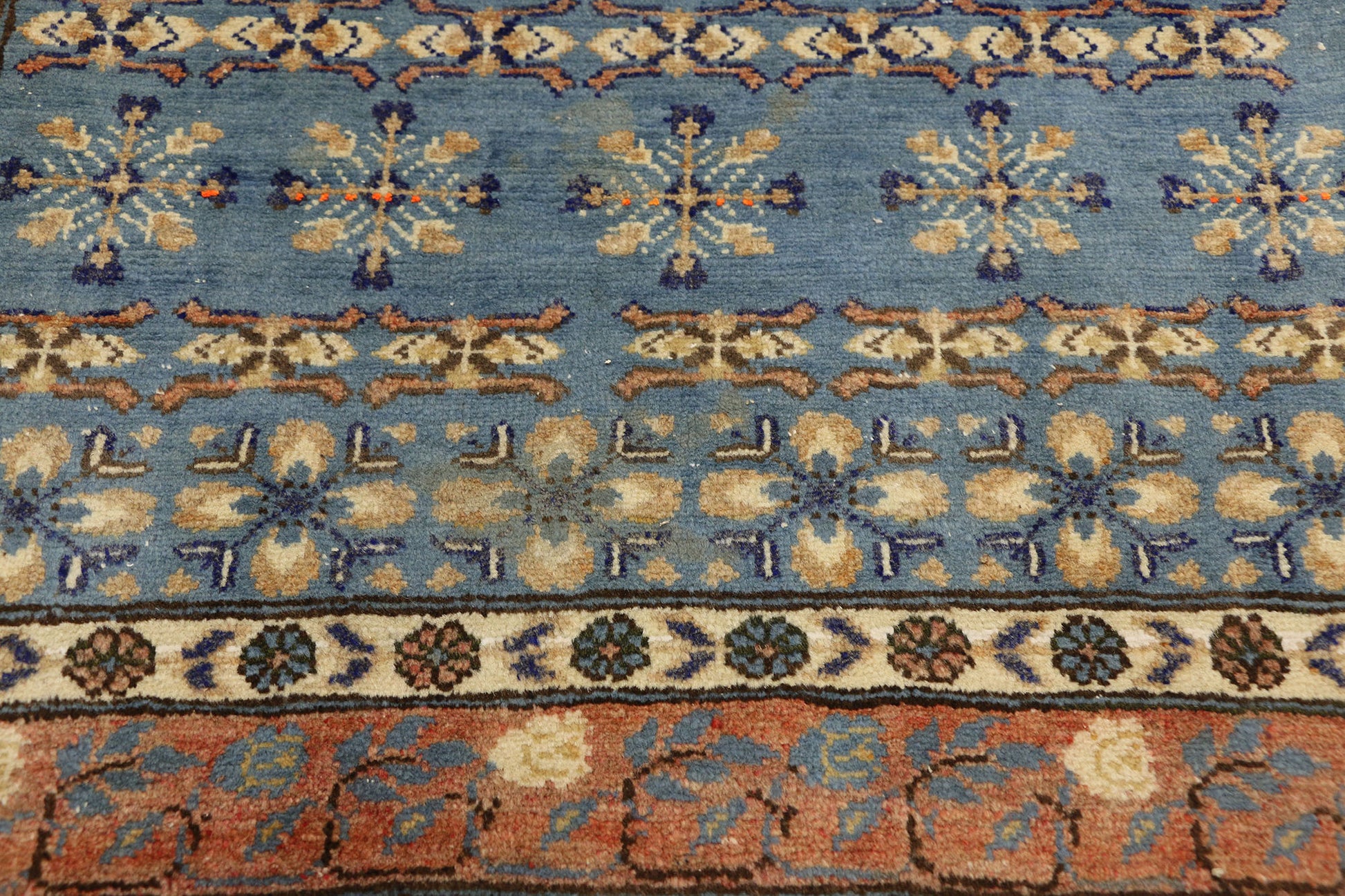 3 x 5 Antique Persian Mashhad Rug 75177