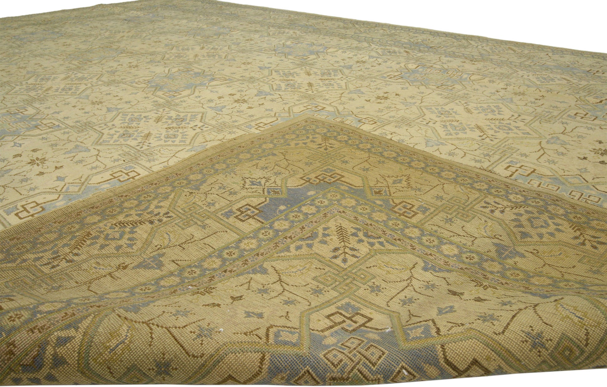 8 x 12 Vintage Persian Kashan Rug 75179
