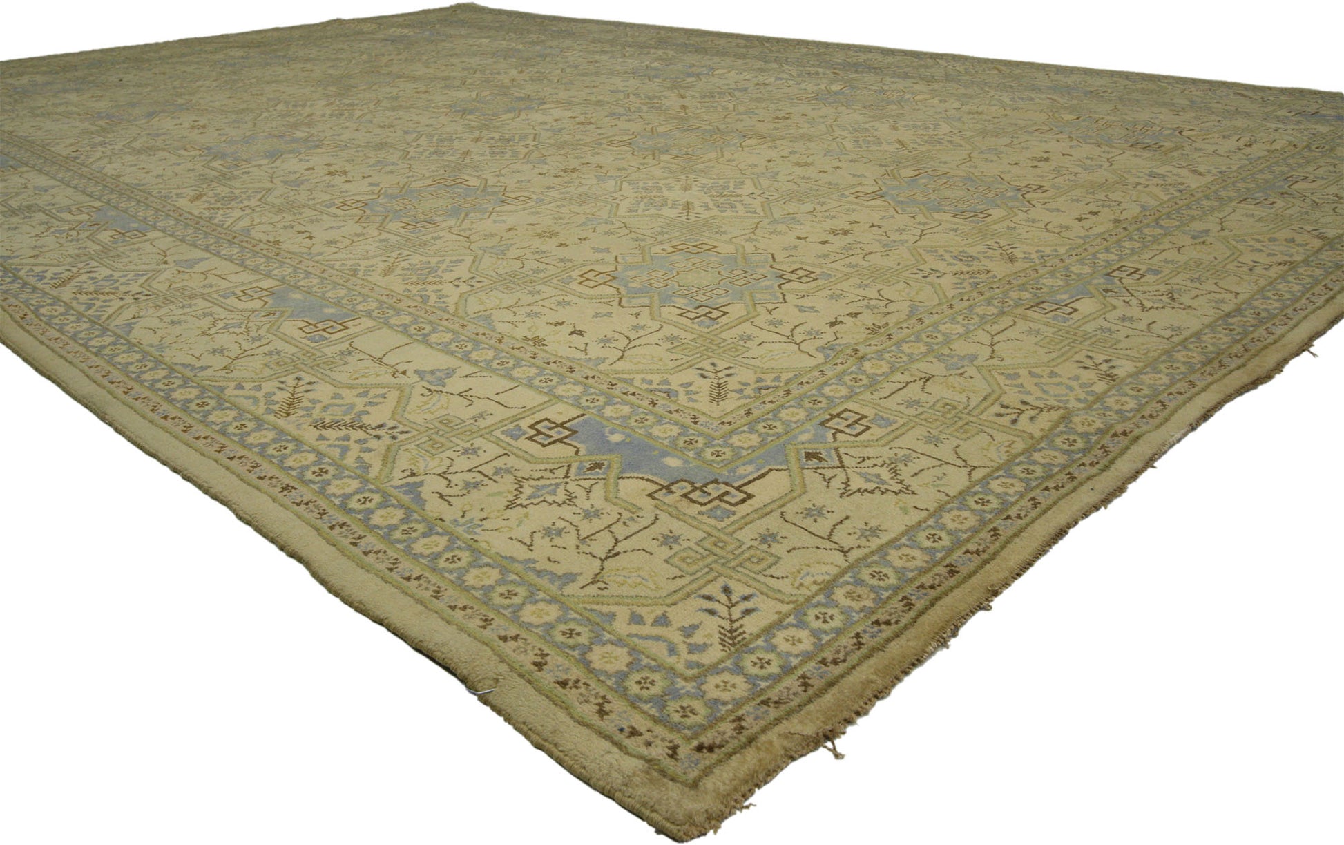 8 x 12 Vintage Persian Kashan Rug 75179