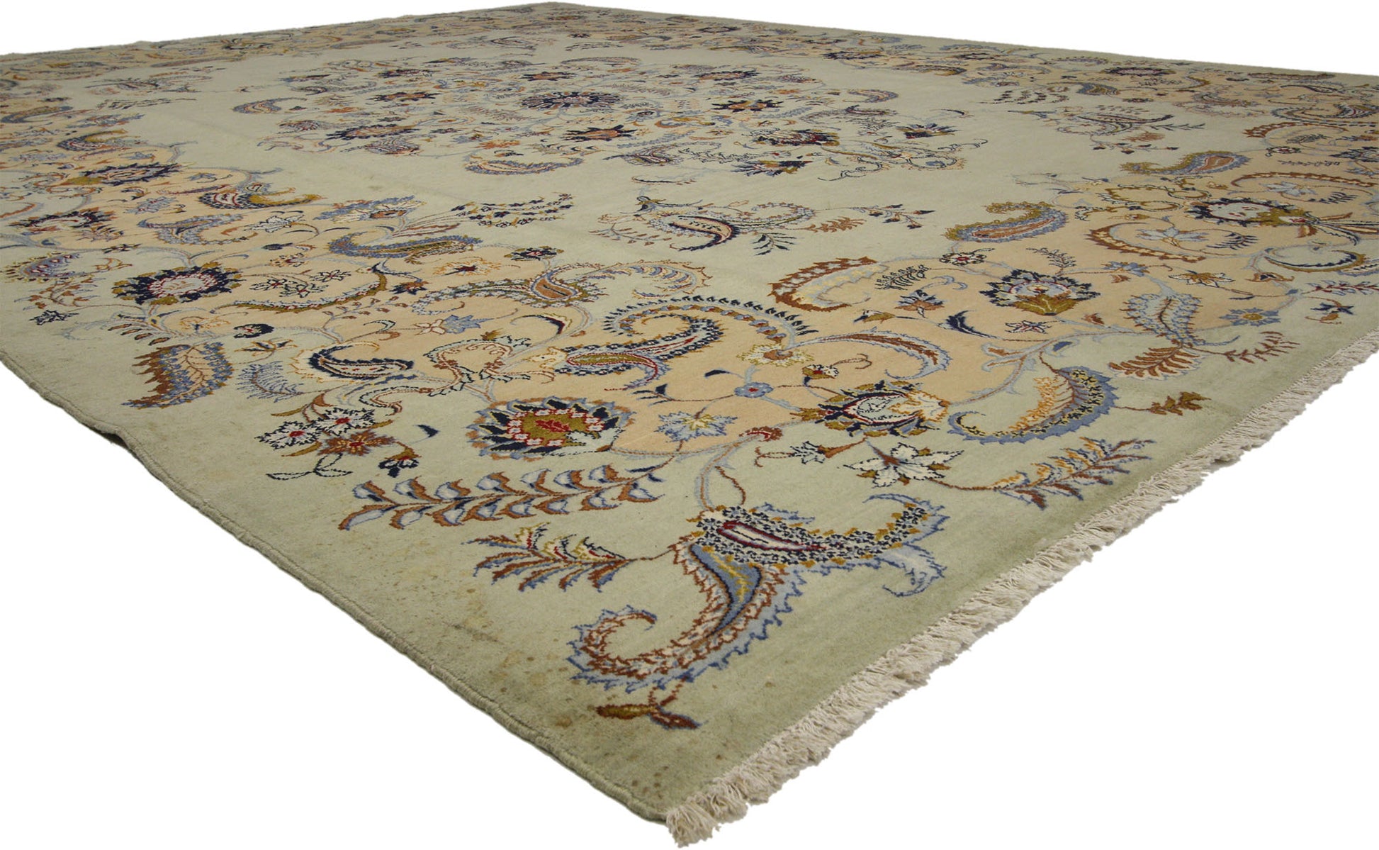 10 x 13 Vintage Kashan Rug 75180