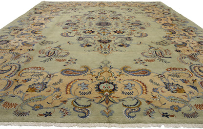10 x 13 Vintage Kashan Rug 75180