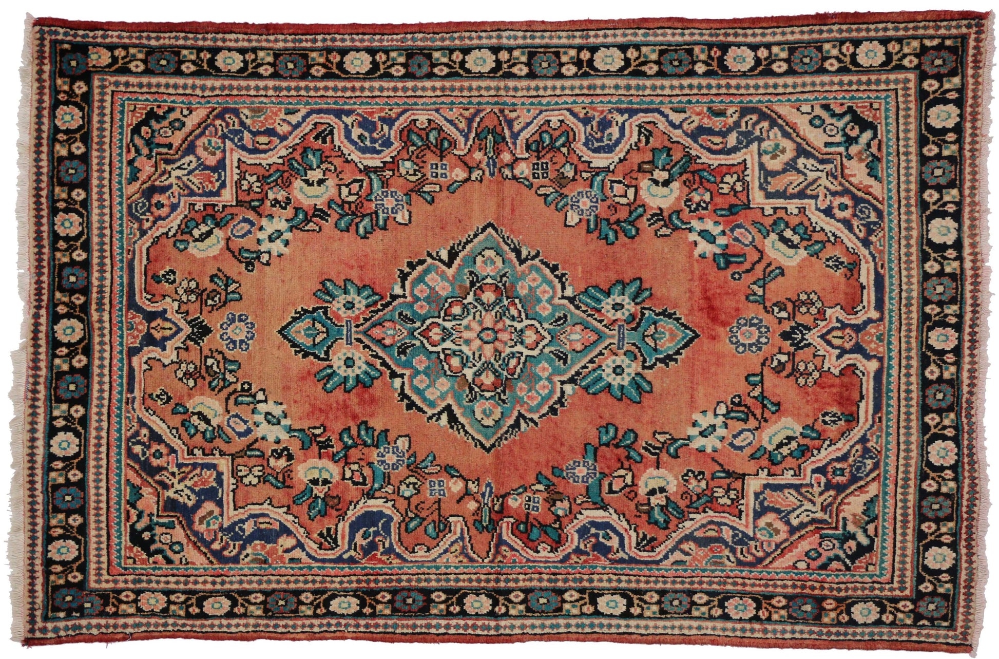 4 x 6 Vintage Mahal Rug 75184