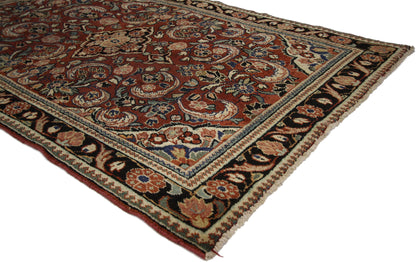 4 x 7 Vintage Persian Mahal Rug 75187