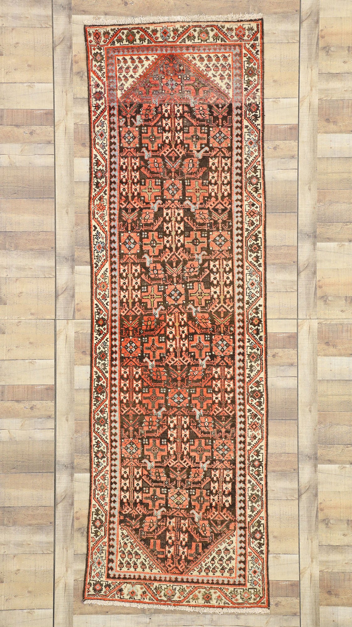 3 x 9 Antique Persian Malayer Runner 75214