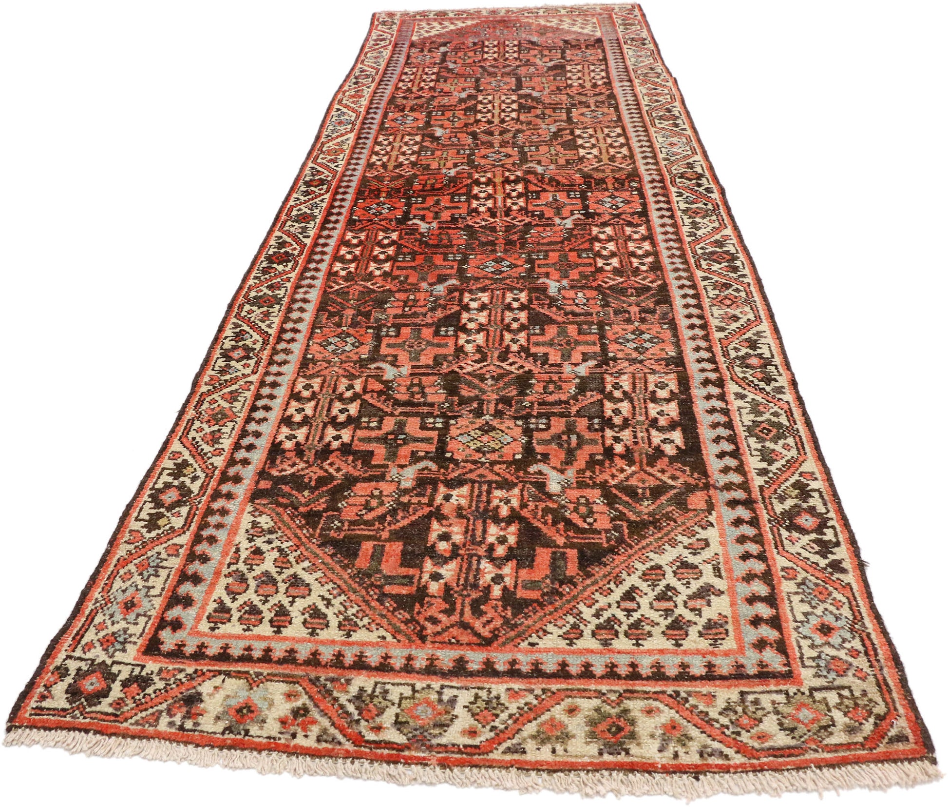 3 x 9 Antique Persian Malayer Runner 75214