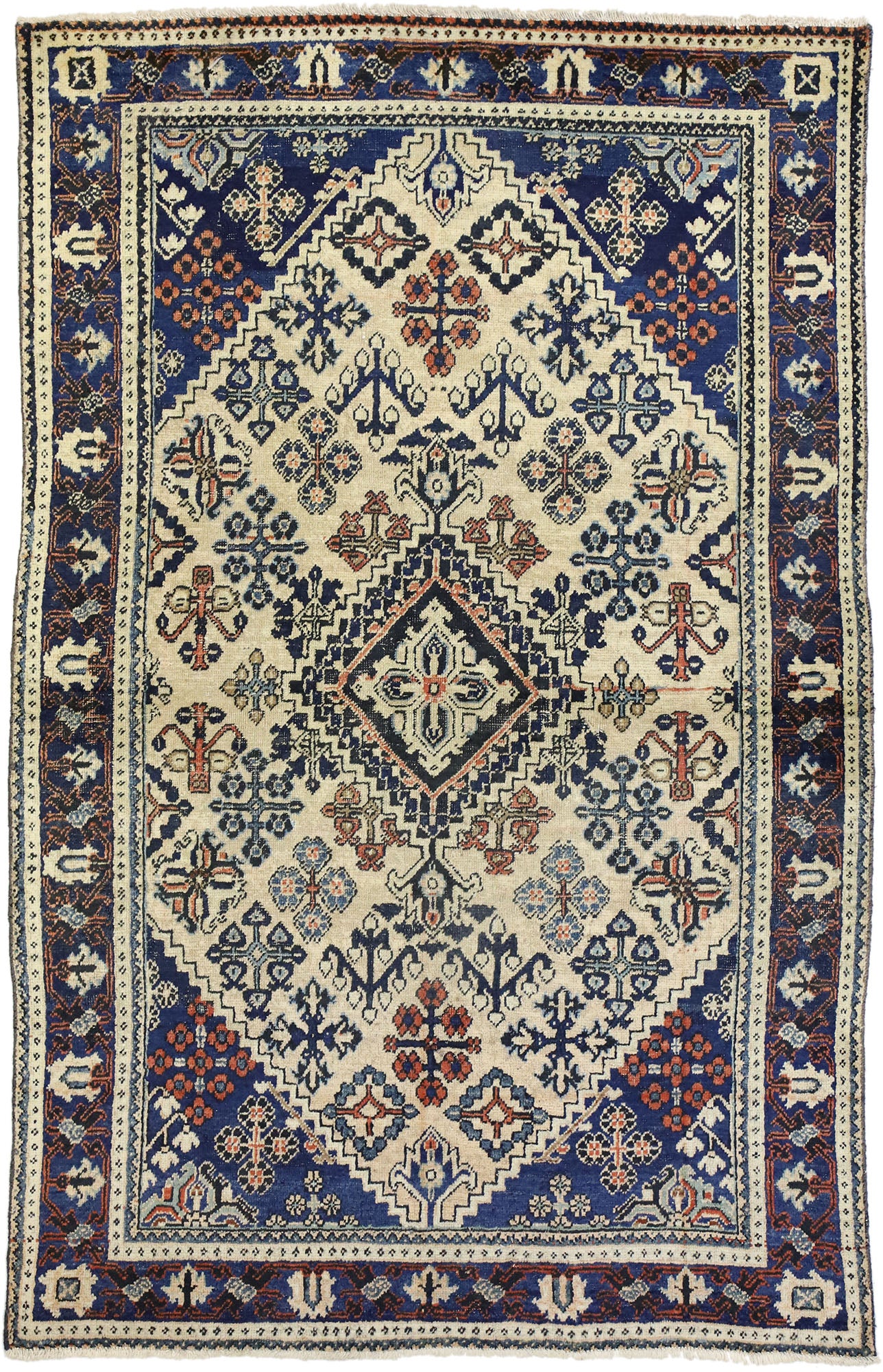 4 x 6 Vintage Persian Joshegan Rug 75217